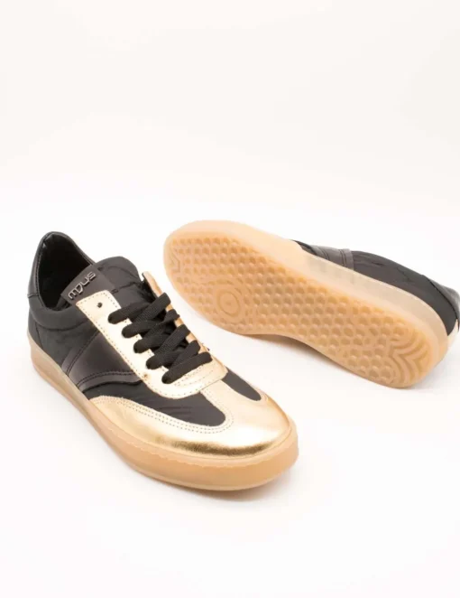 Deportivo Mjus T94109 Genova Oro-Negro de Mujer