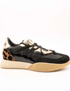 Deportivo Mjus T95113 Sanremo Negro-Oro de Mujer