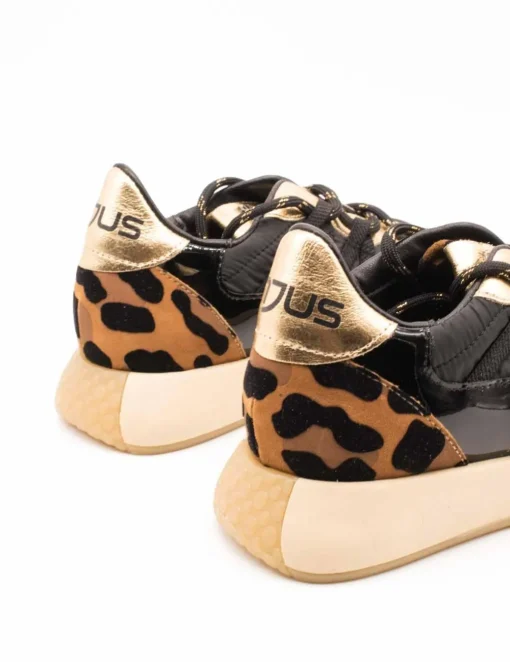 Deportivo Mjus T95113 Sanremo Negro-Oro de Mujer