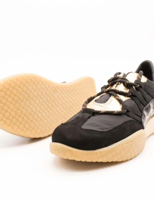 Deportivo Mjus T95113 Sanremo Negro-Oro de Mujer
