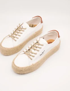 Deportivo Pepe Jeans PLS10412-801 White de Mujer