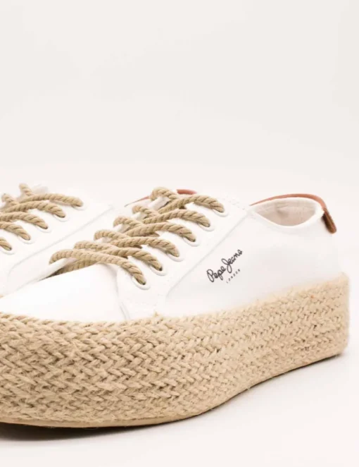 Deportivo Pepe Jeans PLS10412-801 White de Mujer