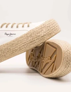 Deportivo Pepe Jeans PLS10412-801 White de Mujer