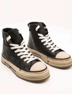 Deportivo Rebecca White X51-6 Wash Black de Mujer