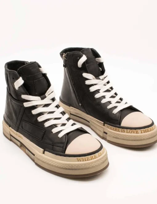 Deportivo Rebecca White X51-6 Wash Black de Mujer