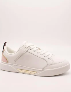 Deportivo Tommy Hilfiger FW07814-0LA Ecru-Pink de Mujer