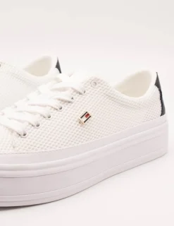 Deportivo Tommy Hilfiger FW07675 White -Blue de Mujer