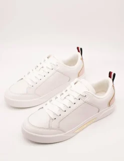 Deportivo Tommy Hilfiger FW07814-0LA Ecru-Pink de Mujer
