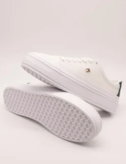 Deportivo Tommy Hilfiger FW07675 White -Blue de Mujer