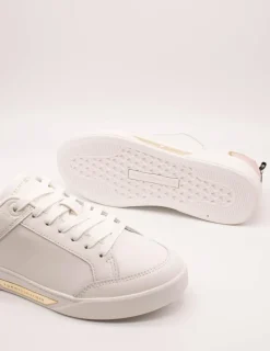 Deportivo Tommy Hilfiger FW07814-0LA Ecru-Pink de Mujer