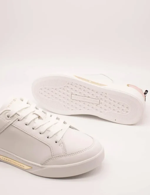 Deportivo Tommy Hilfiger FW07814-0LA Ecru-Pink de Mujer