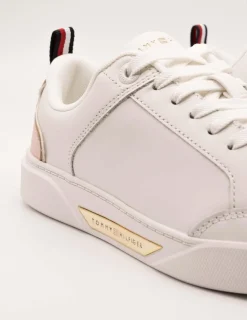 Deportivo Tommy Hilfiger FW07814-0LA Ecru-Pink de Mujer