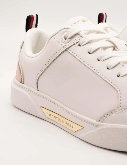Deportivo Tommy Hilfiger FW07814-0LA Ecru-Pink de Mujer