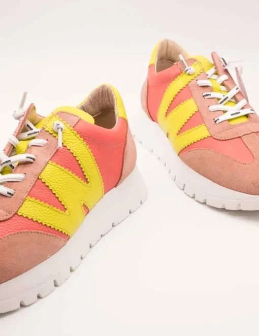 Deportivo Wonders A-2476 Combi Coral-Cyber de Mujer