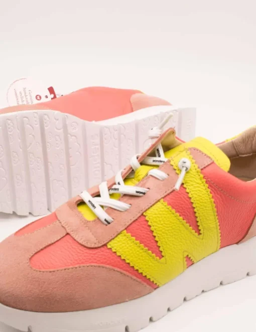 Deportivo Wonders A-2476 Combi Coral-Cyber de Mujer
