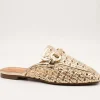 Mule Be Free Anne-1578 Leather Gold de Mujer