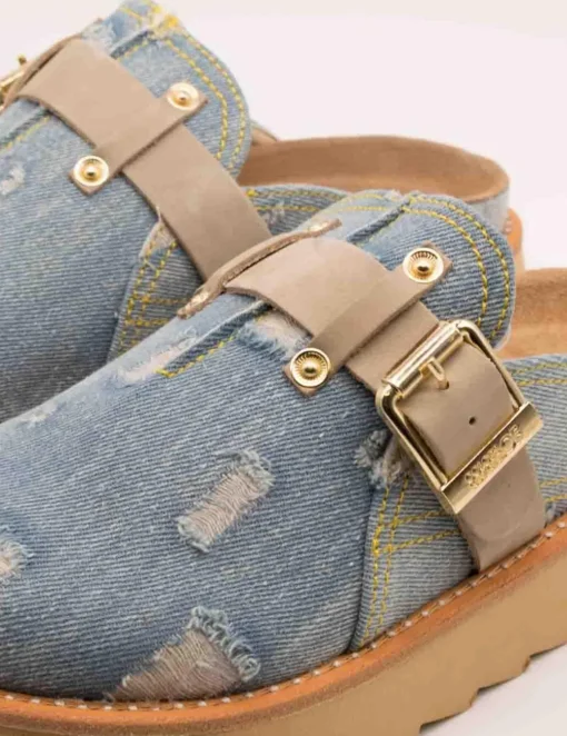 Mule Colors Of California HC-STORMY59-WHI de Mujer