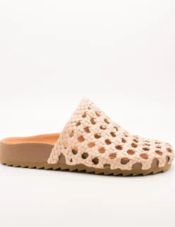Mule Mexas Puebla Beige de Mujer