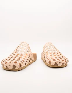 Mule Mexas Puebla Beige de Mujer