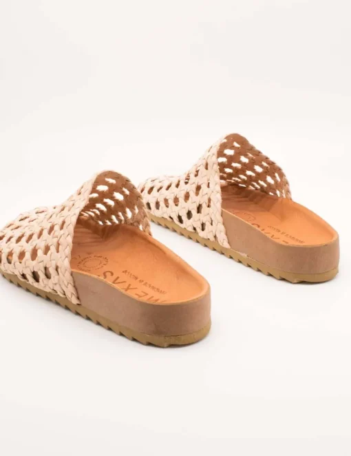 Mule Mexas Puebla Beige de Mujer