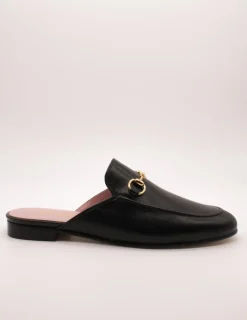 Mules Castellano Venecia negro de mujer.