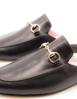 Mules Castellano Venecia negro de mujer.