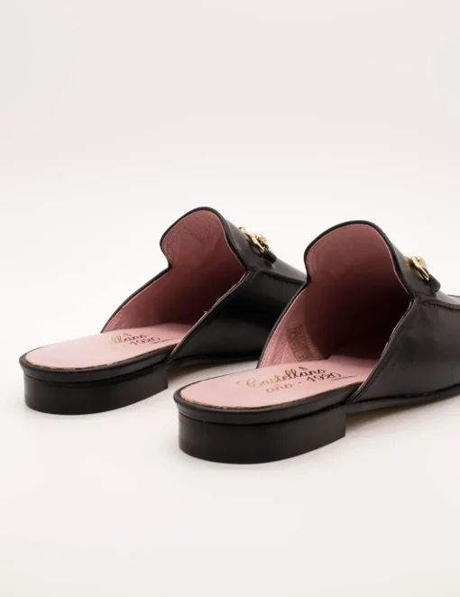 Mules Castellano Venecia negro de mujer.