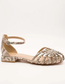 Sandalia Alma en Pena V250400 Snake Vison de Mujer