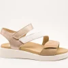 Sandalia Ara 12-21407-11 Sand Weiss Platin de Mujer
