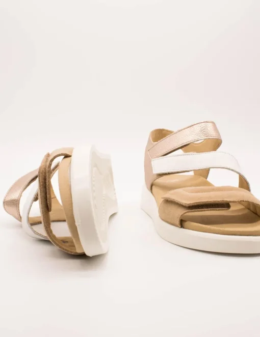 Sandalia Ara 12-21407-11 Sand Weiss Platin de Mujer