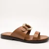 Sandalia Be Free Nice-110 Leather Camel de Mujer
