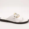 Sandalia Be Free Nice-110 Leather White de Mujer