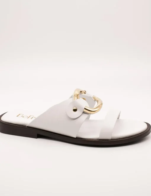 Sandalia Be Free Nice-110 Leather White de Mujer