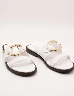 Sandalia Be Free Nice-110 Leather White de Mujer
