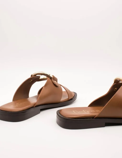 Sandalia Be Free Nice-110 Leather Camel de Mujer