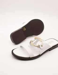 Sandalia Be Free Nice-110 Leather White de Mujer