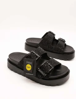 Sandalia Buffalo 1602283 Raya Ari Black de Mujer
