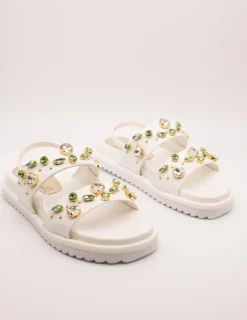 Sandalia Cafenoir C1GD9102 Bianco de Mujer