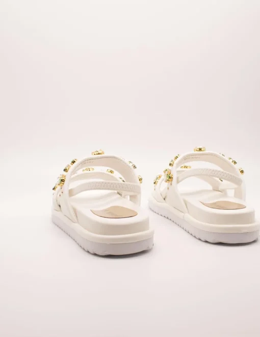 Sandalia Cafenoir C1GD9102 Bianco de Mujer