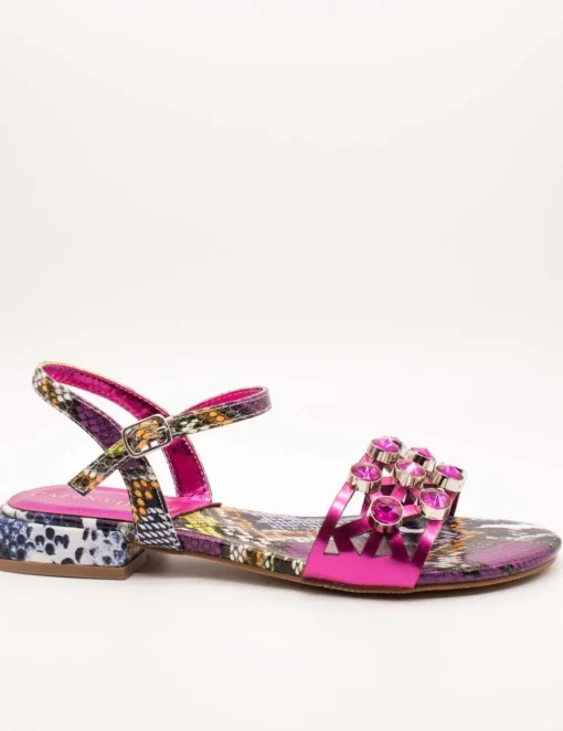 Sandalia Cafenoir C1GE9012 Fuxia de Mujer