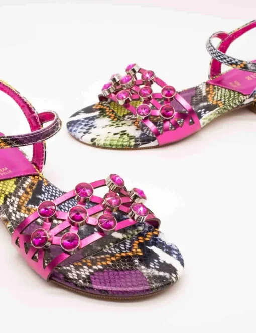 Sandalia Cafenoir C1GE9012 Fuxia de Mujer