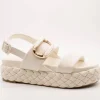 Sandalia Cafenoir C1HH9113 Bianco de Mujer