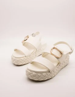 Sandalia Cafenoir C1HH9113 Bianco de Mujer