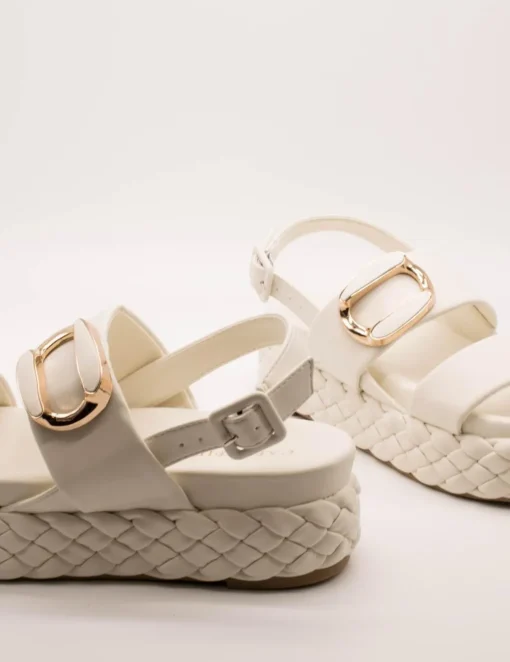 Sandalia Cafenoir C1HH9113 Bianco de Mujer