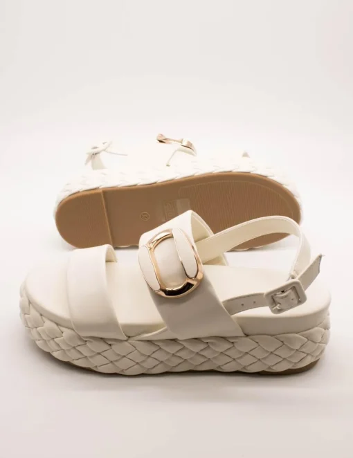 Sandalia Cafenoir C1HH9113 Bianco de Mujer