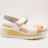 Sandalia Callaghan 35200 Pesca Crema de Mujer