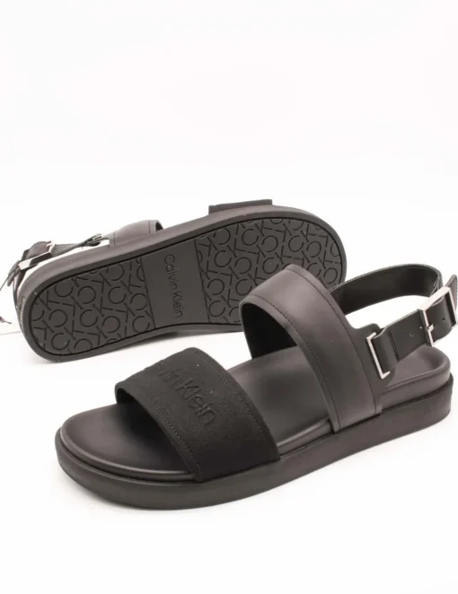 Sandalia Calvin Klein HM01742-BEH Black de Hombre