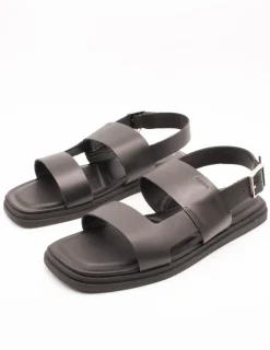 Sandalia Calvin Klein HM01736-BEH Black de Hombre