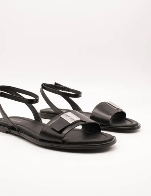 Sandalia Calvin Klein HW02367-BEH Black de Mujer