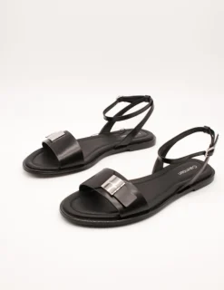 Sandalia Calvin Klein HW02367-BEH Black de Mujer